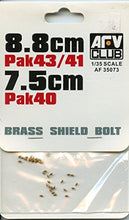 Load image into Gallery viewer, AFV Club 1:35 8.8cm Pak 43/41 7.5cm Pak 40 Brass Shield Bolt #AF35073
