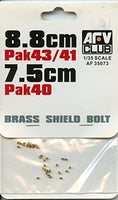 AFV Club 1:35 8.8cm Pak 43/41 7.5cm Pak 40 Brass Shield Bolt #AF35073
