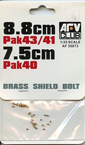 AFV Club 1:35 8.8cm Pak 43/41 7.5cm Pak 40 Brass Shield Bolt #AF35073