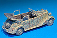 Load image into Gallery viewer, MiniArt 1:35 Scale German Staff Car 170V Cabrio Plastic Model Kit
