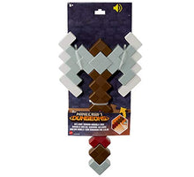 Load image into Gallery viewer, Minecraft Dungeons Deluxe Foam Roleplay Double Axe, Lifesize Battle Toy with Sound Effects for Active Play, Gift for Kids Age 6 and Older
