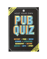 Pub Quiz at Home Kit | Host Your Own Games Night | Adults, After Dinner, Trivia, General Knowledge, Family, Friends, Teams, Questions, Christmas, Birthday, Present