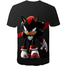 Load image into Gallery viewer, Red Shadow Sonic Clothes Girls 3D Funny T-Shirts Costume Children Spring Clothing Kids Tees Top Baby T Shirts (110)
