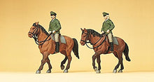Load image into Gallery viewer, Preiser 10390 German Police On Horseback Regular Uniform (2)
