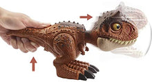 Load image into Gallery viewer, ?Jurassic World Camp Cretaceous Chompin Carnotaurus Toro Dinosaur Action Figure, Toy Gift with Button-Activated Chomping and Other Motions
