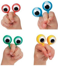 Load image into Gallery viewer, 4 Googly Eye Finger Puppets (set of 4) by ROCKYMART
