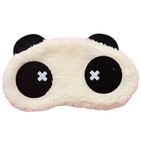 JQWGYGEFQD Cute Panda face Eye Travel Sleep mask Sleep Shade Cover upholstered Seating Put Song Sili Halloween Party Rubber Latex Animal mask, Novel Ha ( Color : E-1 )