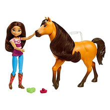 Load image into Gallery viewer, Mattel Spirit Untamed Nuzzle &amp; Play Lucky Doll (7-in) &amp; Spirit Horse (8-in), Movable Joints for Hugging Moment, Doll Clips on Horse, Great Gift for Ages 3 Years Old &amp; Up
