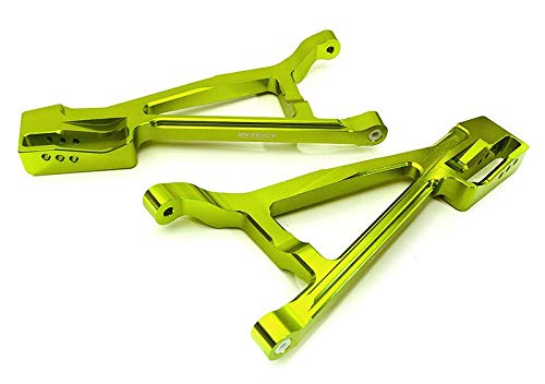 Integy RC Model Hop-ups C28684GREEN Billet Machined Front Lower Suspension Arms for Traxxas 1/10 E-Revo 2.0