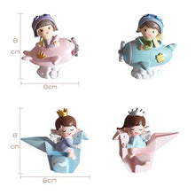 Load image into Gallery viewer, Lovers Paper Crane Birthday Party Cake Decoration Adorable Resin Desktop Display Craftwork for Cake Party Home Party Supplies
