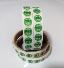 Load image into Gallery viewer, 0.5&quot; I Got My COVID-19 Vaccine, Stickers (Green, 100 Per Roll, 3 Inch Core)
