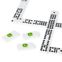 Load image into Gallery viewer, John Deere Dominoes  Double 9 set of Dominoes with Collectors Tin  Family Game for Ages 8+
