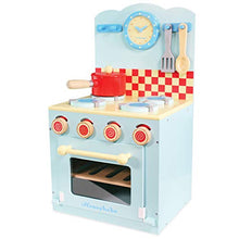 Load image into Gallery viewer, Le Toy Van - Educational Wooden Honeybake Oven &amp; Hob Blue Set Pretend Kitchen Play Toy | Girls Role Play Toy Kitchen Accessories (TV265)
