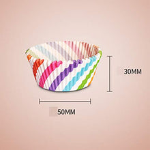 Load image into Gallery viewer, 9Cupcake Cups Color Windmill Printing Cake Paper Tray High Temperature Resistant Cake Paper Cup Chocolate Paper Pad Birthday Cake Paper TrayFor Birthdat Party
