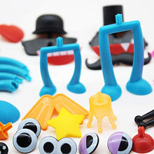 Load image into Gallery viewer, Carykon 72PCS Freaky Person Funny Face Smart Play Dough Tools Set Clay toy
