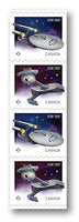 Star Trek 50th Anniversary ?? Constitution-class U.S.S. Enterprise and a Klingon D7-class battle cruiser - Strip of 4 Coil Collectible Postage Stamps Canada