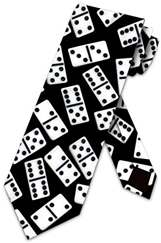 Dominoes Ties Mens Fun and Game Neckties by Three Rooker