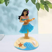 Load image into Gallery viewer, shuaiyin Hawaii Dancing Girl - Solar Powered Hula Girl Swinging Bobble Toy, Dashboard Hula Doll Girl, Car Ornaments Dolls

