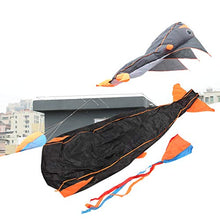 Load image into Gallery viewer, VGEBY Huge Kite for Kids, Dolphin Kite Polyester Children 3D Cartoon Animal Soft Parafoil Outdoor Fun Toys(Black)
