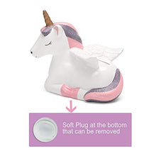 Load image into Gallery viewer, Unicorn Ceramics Piggy Bank for Girls, Coin Bank, Perfect Unique Gift, Home Decoration, Nursery Dcor, Keepsake, Savings Piggy Bank for Kids
