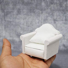 Load image into Gallery viewer, EXCEART Children Toy 3 Pcs Mini Sofa Set for 1:12 Miniature Furniture Home Scene Crafts Decoration (White) Mini Sofa Model
