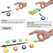 Load image into Gallery viewer, AHEYE 12Pcs Magnetic Rings, Idea ADHD Fidget Toys Set, Christmas Magnetic Toys, Christmas Party Favors for Man Woman Teens Kids Boys Girls Anxiety Stress Relief Christmas Stocking Stuffers Gifts
