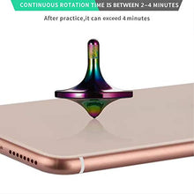 Load image into Gallery viewer, CHEETOP Stainless Steel Spinning Top, Premium Exquisite Perfect Balance Well Made Metal Desk EDC Little Fidget Toy, Spin Long Time Over 5 Minutes, Great Value (Iridescent,Medium Diameter 29mm)
