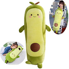 Load image into Gallery viewer, XICHEN 27 Inch Green Large Simulation Avocado Plush Toy Doll Sleeping Pillow Doll Doll, Holiday Warm Gift Plush Toy Pillows (Pillow--35Inch)
