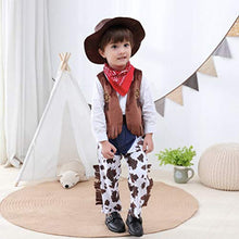 Load image into Gallery viewer, FENICAL Kids Cowboy Costume Set Boys Costume Role-Play Pretend Play Dress Up Outfits for Boys Baby
