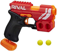 NERF Rival Knockout XX-100 Blaster -- Round Storage, 90 FPS Velocity, Breech Load -- Includes 2 Official Rival Rounds -- Team Red