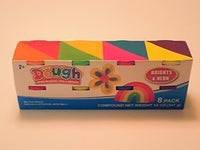 Modeling Dough 8 ct ,Primary and Neon colors by Greenbrier