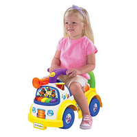 Little People Fisher-Price Music Parade Ride-On, Plays 5 Marching Tunes & Other Sounds! Perfect for Toddler Boys & Girls Ages 1, 2, & 3 Years Old - Helps Foster Motor Skills