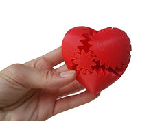Load image into Gallery viewer, Rotating Heart Gear - 3D Printed
