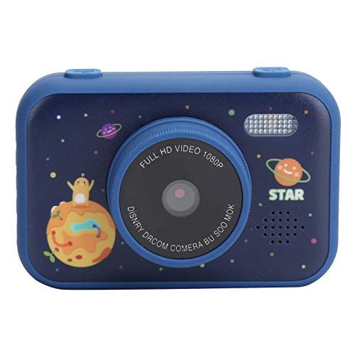 Digital Video Camera Toys, Mp3 Player Previewing Fast Charging Video Camera, Flash Mode for Girls Toddlers Birthday Gifts Kids(Navy Blue)