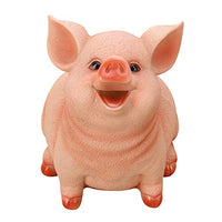 iLoveGift Cute Pig Coin Money Bank, Shatterproof Large Resin Piggy Bank for Kids, Kids Money Bank Can as Birthday Gifts