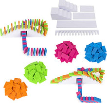 Load image into Gallery viewer, Spin Master Games H5 Domino Creations 100-Piece Neon Set by Lily Hevesh, for Families and Kids Ages 5 and up
