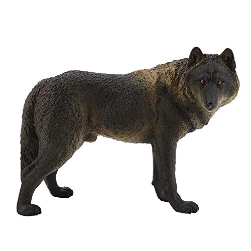 Simulation Wildlife Model PVC Material Safe, Durable, Wolf Model Toy, Toy Collection, Great Gift for Children Collector(3 #)