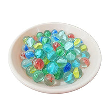 Load image into Gallery viewer, MANSHU 60 Pieces Glass Marbles for Marble Games, 0.63 inch , 6 Colors.
