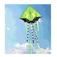ZANZAN Giant Sea Monster Kite with Tail,Easy to Assemble Kite for Adults Kids Without Kite String,Perfect for Outdoor Activities-6 Colors (Color : Green)