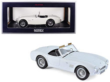 Load image into Gallery viewer, Norev 1963 Shelby AC Cobra 289 Roadster White 1/18 Diecast Model Car
