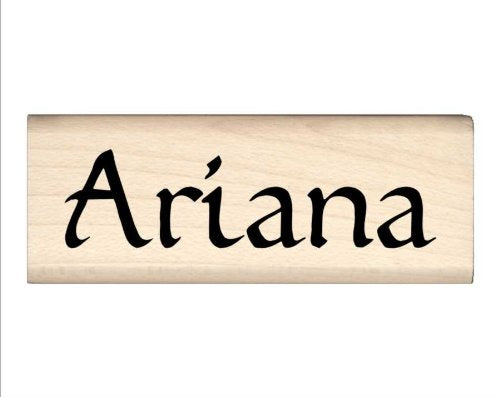 Stamps by Impression Ariana Name Rubber Stamp
