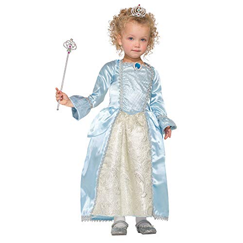Girls Princess Bella Blue Costume, Blue, Small