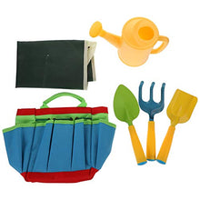 Load image into Gallery viewer, TOYANDONA Little Gardener Tool Set with Garden Tools Bag Kids Gardening Apron Shovel Rake Watering Can for Kids Role Play Toy
