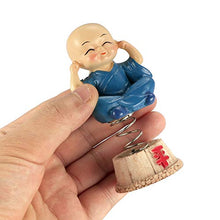 Load image into Gallery viewer, MINGYUE Car Ornaments 4Pcs/Set Resin Bobble Heads Doll Figure Decoration Tomy Monks Maitreya Buddha Figure Gift Desk Bobbleheads

