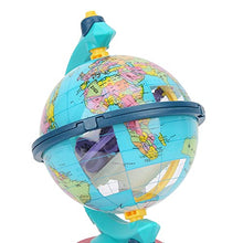 Load image into Gallery viewer, Globe Model Toy, World Globe Compact Mini Political Globe DIY Nut Combination Globe Model Toy Children Kids Toddler Education Assembly Toy Set(Blue)
