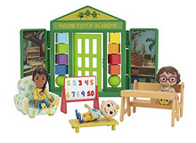 Load image into Gallery viewer, CoComelon School Time Deluxe Playtime Set - JJ, Bella, Ms. Appleberry The Teacher and 5 Accessories (Table, Cot, Armchair, Easel, Walls) - Toys for Kids, Toddlers, and Preschoolers
