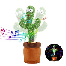 Load image into Gallery viewer, LUKETURE Dancing Singing Cactus, Wriggle Electric Baby Toys for Kids (120 Songs)
