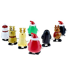 Load image into Gallery viewer, JIDOANCK Winder Toys Gift for Xmas, Walking Santa Claus Elk Penguin Snowman Clockwork Toy Home Decor Gift for Christmas C
