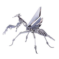 RuiyiF 3D Metal Model Kits for Adults, 3D DIY Assembly Insect Puzzle Mantis, Detachable 3D Jigsaw Puzzles, Desk Toys Birthday Gifts for Adults