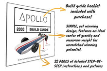 Load image into Gallery viewer, 3.25 oz Tungsten Pinewood Car Weights + 20 Page Step-by-Step Build Guide for Apollo 2000 Derby Car Showing Design + Weight Placement, Bring Your Car to The 5 oz Limit and Gain The Winning Edge
